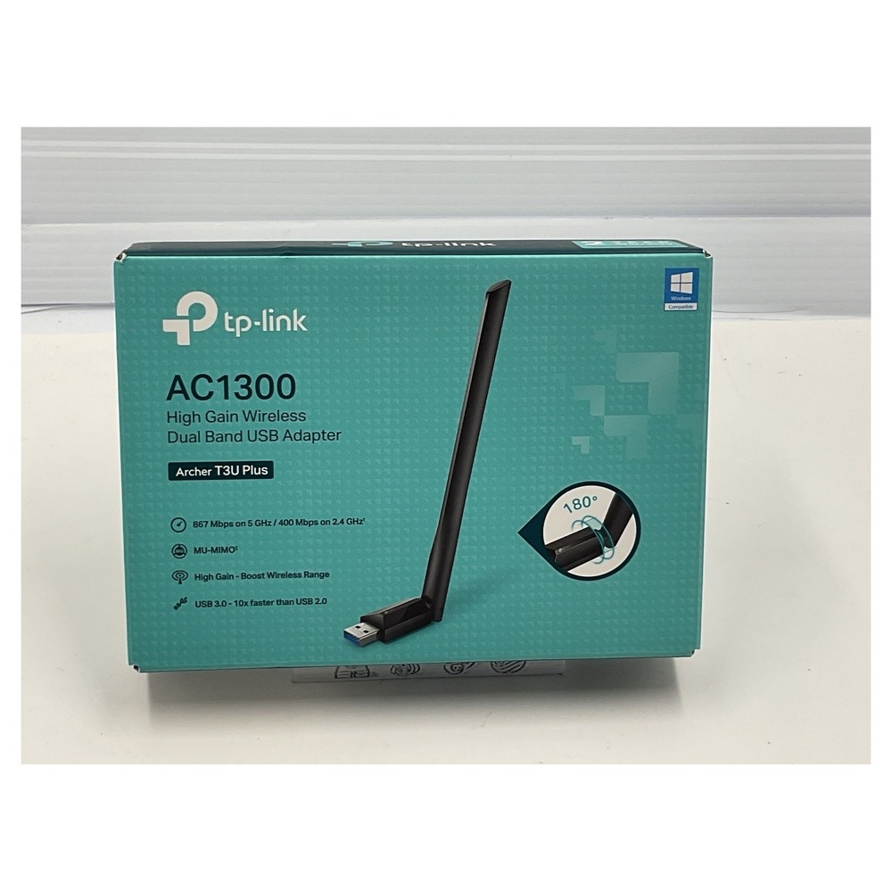 TP-Link Archer T3U Plus AC1300 Dual Band‎ USB Wi-Fi Adapter